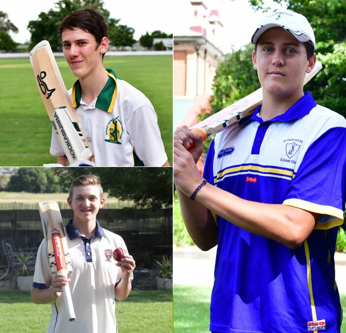 YOUNG TALENT: Top left clockwise: Ethan Muller, Cooper Brien and Angu Parsons will represent Western Zone in Albury this week.