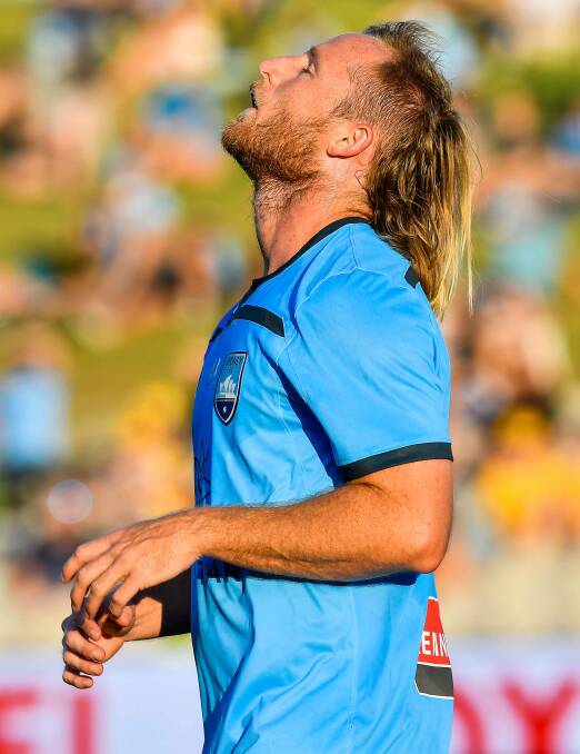 HAIRCUT: Sydney FC talent and Bathurst product Rhyan Grant will chop his mullet off for the Leukaemia Foundation. Photo: COLIN CLARKE/SYDNEY FC 