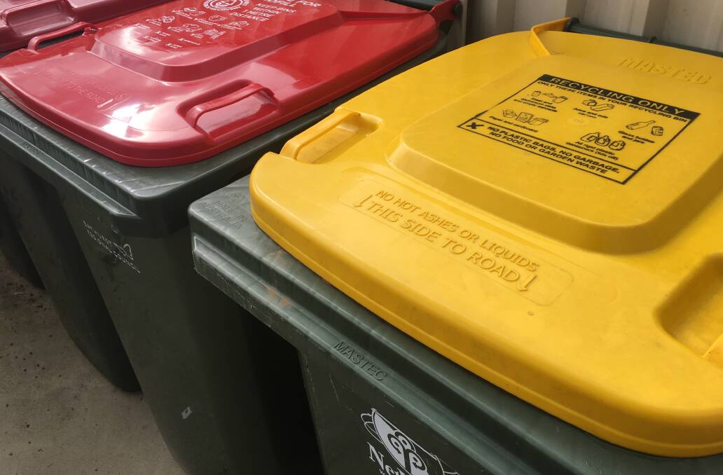 BIN CHANGES: There's been a few changes to bin collection days across Bathurst, starting next Monday. Photo: BRADLEY JURD