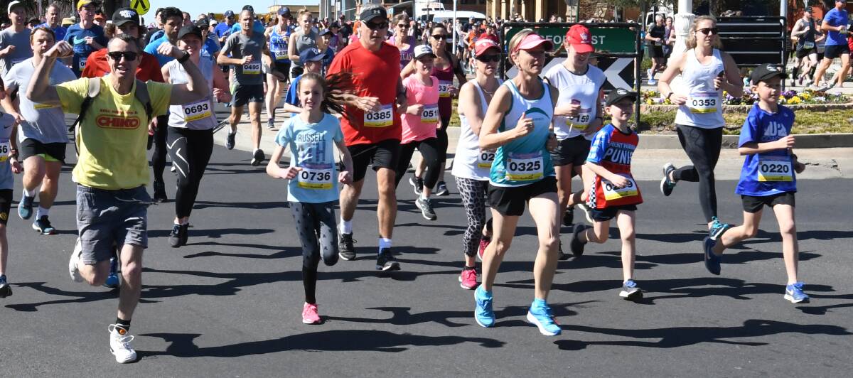 RACE TIME: The 44th edition of the Edgell Jog will take place this Sunday, with entries being taken right up to the start of the jog. Photo: CHRIS SEABROOK