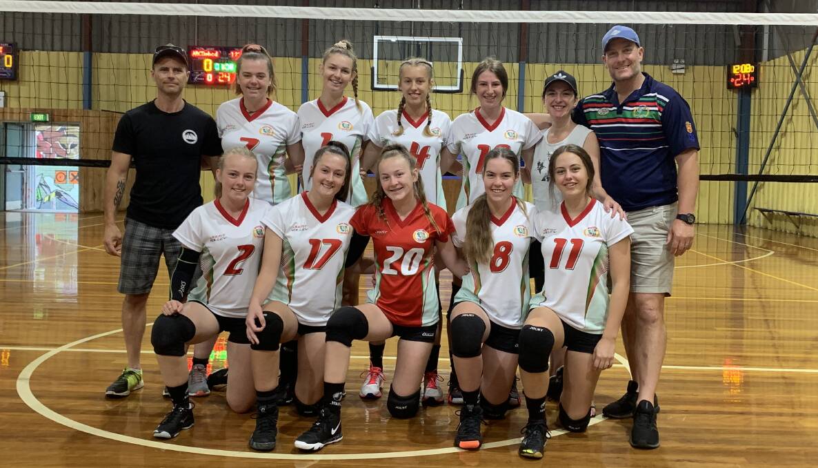 WINNERS: The Western squad that won the NSW Combined High School Volleyball Girls Championship. Photo: SUPPLIED