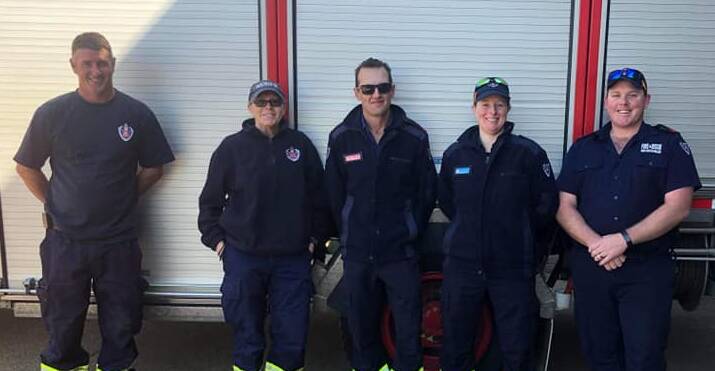 Firefighters from the Fire and Rescue NSW Station 216 Bathurst. Photo: @216Bathurst Facebook