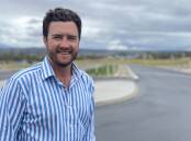 Bathurst deputy mayor Ben Fry at the new Windy 1100 subdivision in western Bathurst. Picture by Bradley Jurd