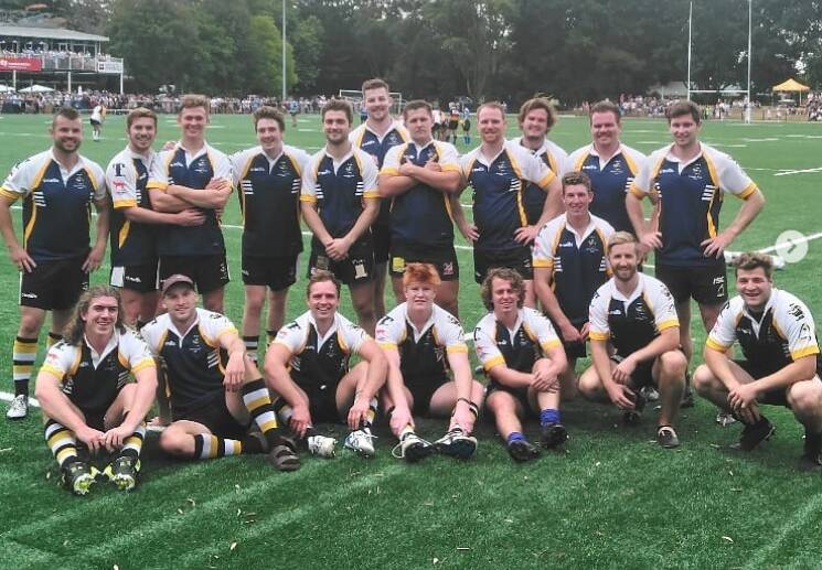 GOOD EFFORT: The CSU Mitchell team that made it to the quarter finals of the Nick Tooth Memorial Rugby Tens on Saturday. Photo: CSU MITCHELL INSTAGRAM PAGE