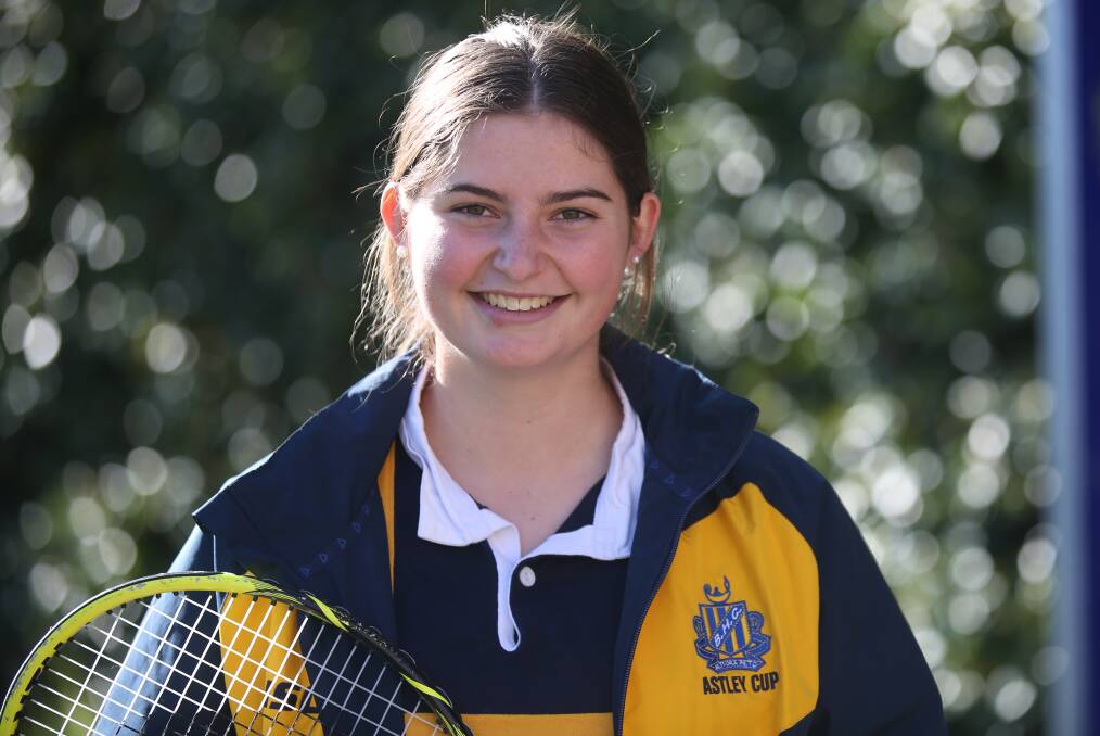 GAME ON: Bathurst High's Kira Dowling will be looking to excel in both netball and tennis for Astley Cup. Photo: PHIL BLATCH