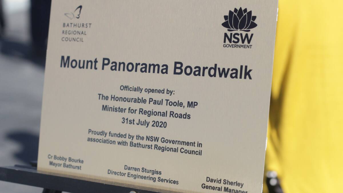 New boardwalk around Mount Panorama officially opened