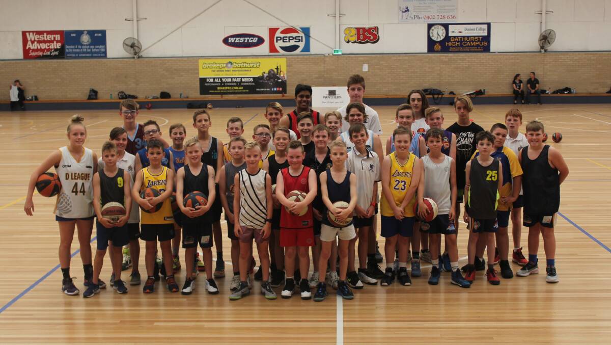 READY: A group shot of some of the junior Bathurst Goldminers players that will play in Western Junior League this weekend at the Bathurst Indoor Sports Stadium. Photo: BRADLEY JURD