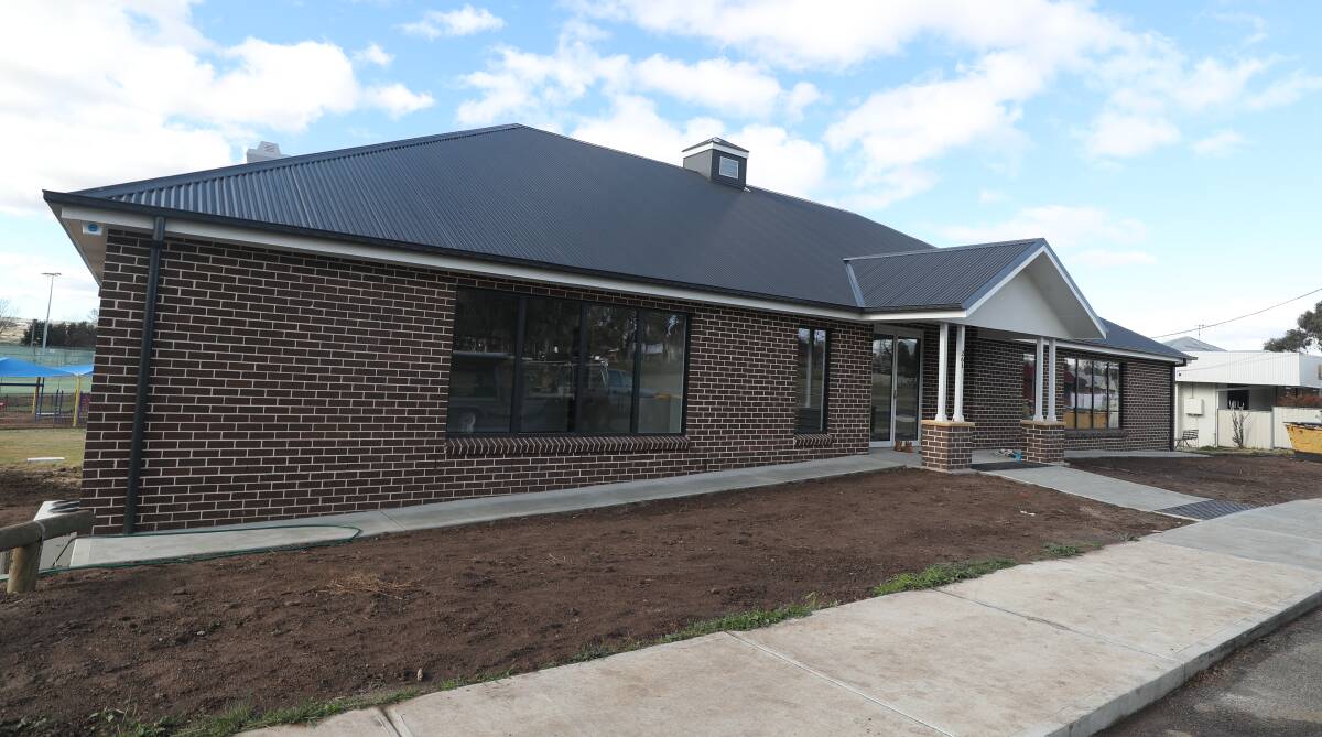 The Bathurst Tennis Centre received the keys to its new clubhouse at the start of the week. Photo: PHIL BLATCH