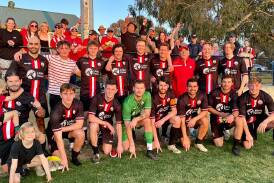Barnstoneworth United posed for a team photo after qualifying for last year's Western Premier League grand final. Picture Barnstoneworth United Facebook page