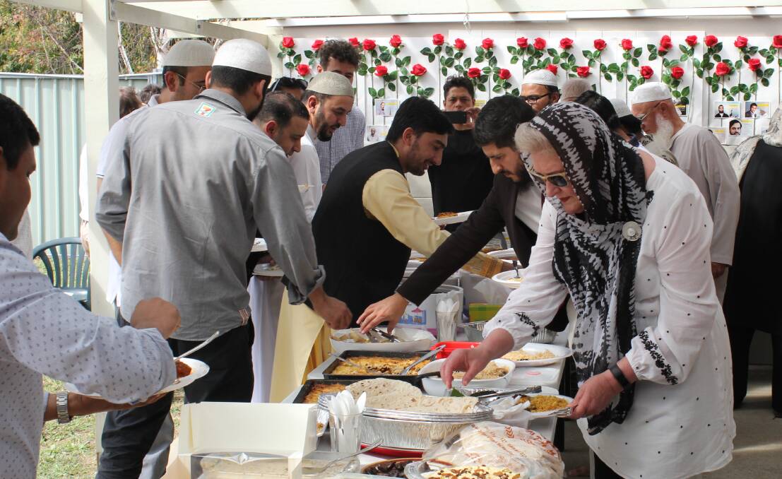 DIFFERENT: Taken at the start of 2019, members of Bathurst's Islamic community share lunch with members of council. This year Bathurst's Muslim population will be celebrating Eid al-Adha slightly differently. Photo: BRADLEY JURD