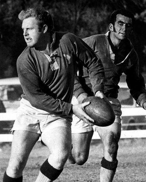 CHAMPION: Tony Paskins playing for Forster-Tuncurry in 1970, retiring at the end of the season after winning the the grand final. It was instrumental for Oberon in the 1950s and 1960s. Photo: MANNING RIVER TIMES