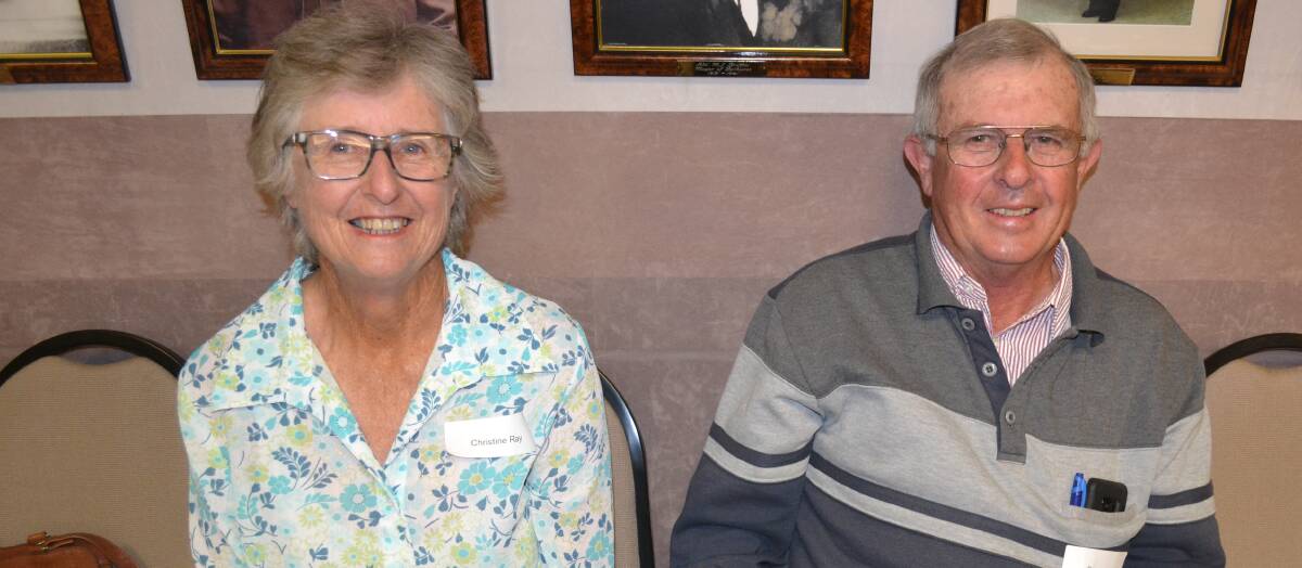 ON THE MOVE: Christine and Peter Ray made the move from Bilpin to Bathurst this year.