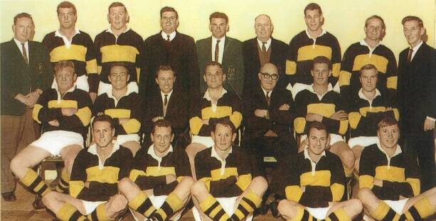 CAN THEY BE MATCHED: The 1966 Oberon Tigers team after winning what was then their sixth consecutive title.
