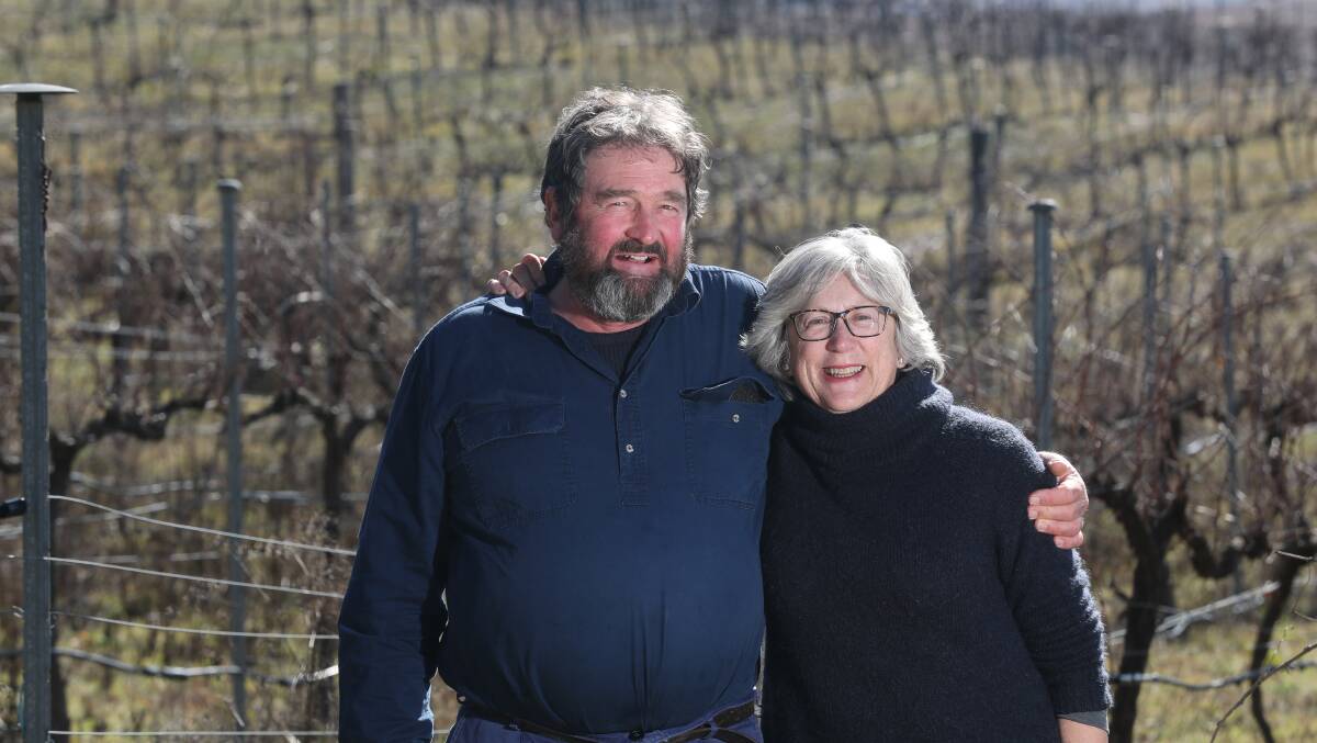 FESTIVAL: Andrew and Sarah Macarthur of Grass Parrot Vineyard will have their wares on sale at Brew and Bite on Saturday. Photo: PHIL BLATCH