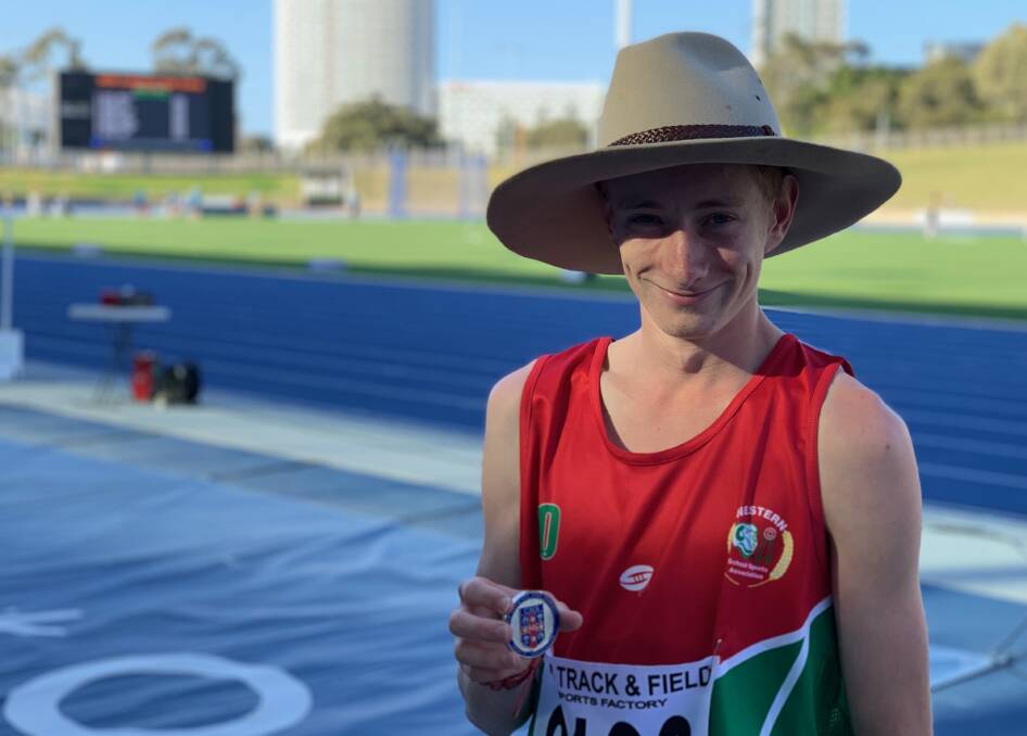SILVER: Carenne student Aaron Houston picked up a medal at the ACPE NSW All Schools Championships on the weekend. Photo: SUPPLIED