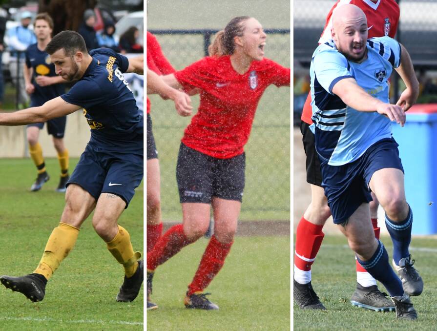 A-Z: Abercrombie's Brayden North, Panorama's Tegan Ward and Collegians' Jack Press were amongst the action during the 2020 Bathurst soccer season. 