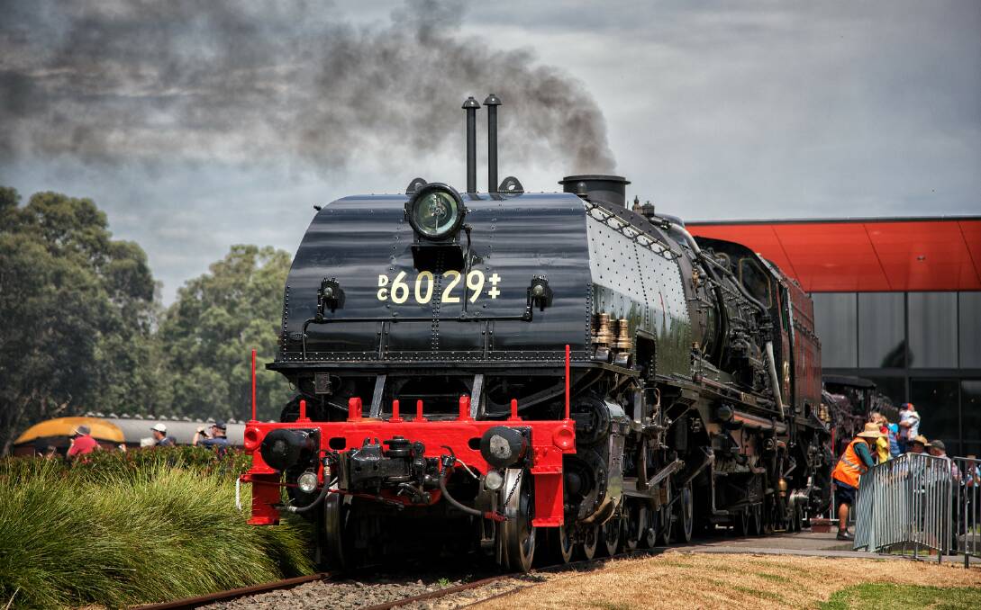 HISTORY: Beyer-Garratt 6029 at the NSW Railway Museum. Photo: STEVE BURROWS (courtesy Transport Heritage NSW).