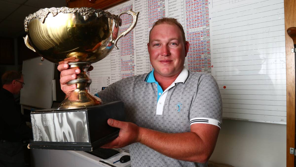 PENNANTS: Bathurst Golf Club Men's Championship winner Reece Hodson will feature in Bathurst's side for the new Central West District Golf Association pennants. Photo: PHIL BLATCH
