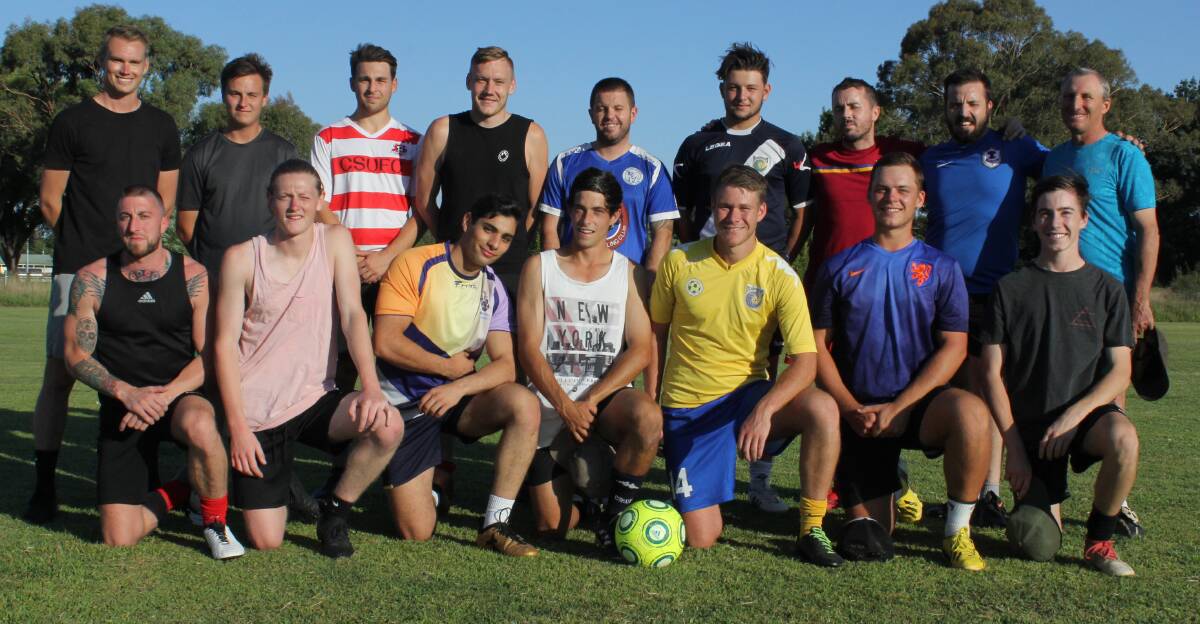 READY FOR ACTION: Bathurst men's senior representative at training on Wednesday, ahead of Saturday's game against Dubbo in the Inter-town Challenge match at Proctor Park. Photo: BRADLEY JURD