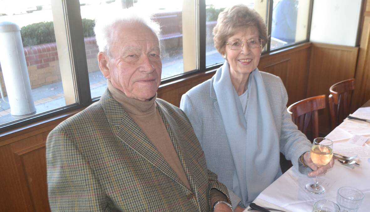 GREAT DAY: John and Rita Eccles were at Pantano's Bar and Grill for the Can Assist lunch. 
