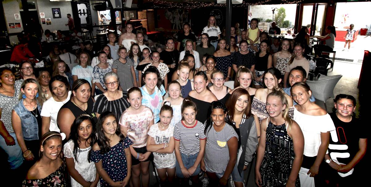 GROWTH: A group shot of some of the players from the Mana Netball Club. The club has grown from one team in 2017 to 14 in 2018. Photo: HOLLIE CHRISTENSEN 