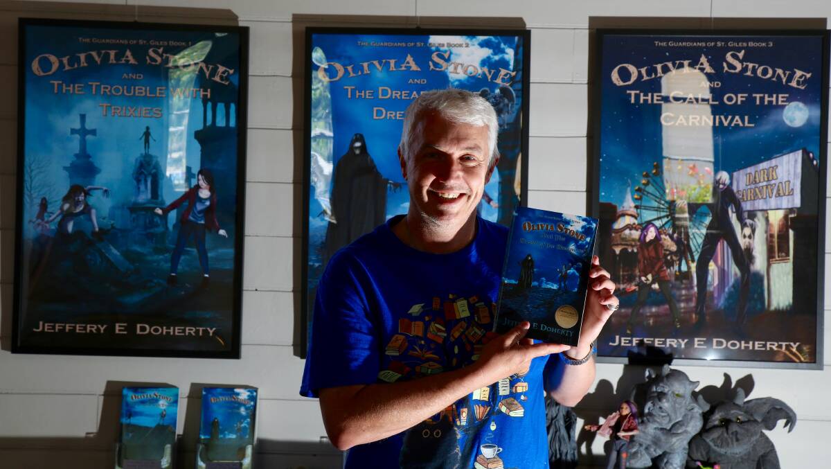 NEW BOOK: Bathurst author Jeff Doherty released the cover artwork for his new book that will be released in June, 2021. Photo: PHIL BLATCH