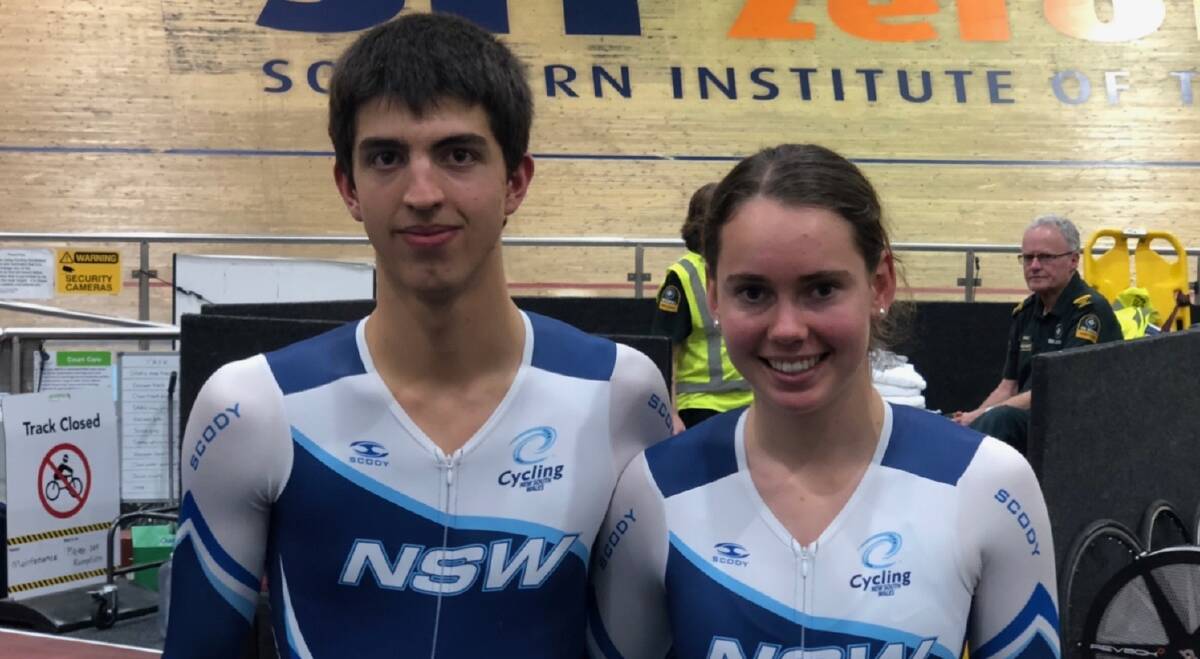 IN FORM: Daniel Googe pictured with fellow Bathurst talent Kalinda Robinson. Photo: SUPPLIED