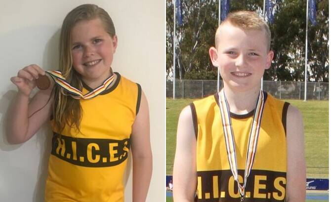 MEDALS: Scots All Saints College students Ashley Mullins (left) and Izaak Scott (right). Photos: SUPPLIED