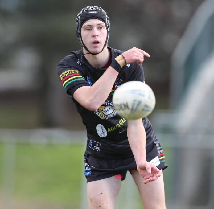 UNDER 18S: Bathurst Panthers under 18s hooker Thomas Large and his teammates had to settle for second place on the ladder after the competition was cancelled. Photo: PHIL BLATCH