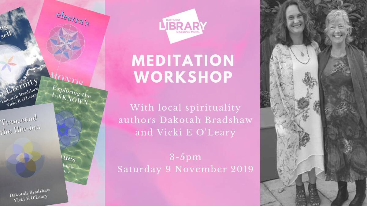 MIND MATTERS: Learn how to clear your mind and expand your consciousness during a workshop by local spirituality authors Dakotah Bradshaw and Vicki E O'Leary.