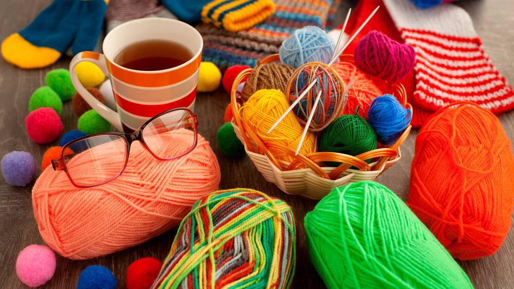 This Wednesday: Neighbourhood Centre Knit-In. 96 Russell Street at 1.30pm-3.30pm