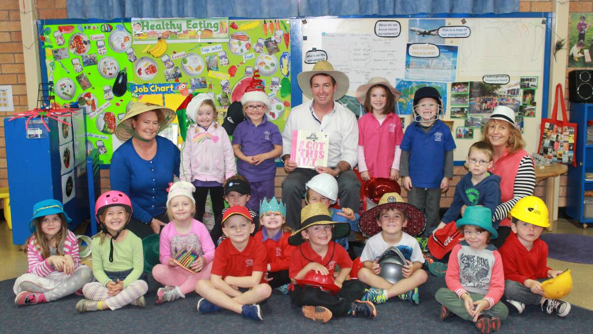 BOOST: Member for Bathurst Paul Toole, pictured at Elizabeth Chifley Pre-school, says increased NSW Government early childhood funding will mean savings for parents.