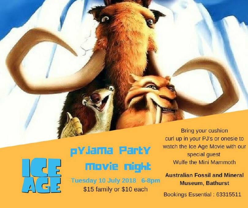 SETTLE IN: Enjoy a children's classic film at the Australian Fossil and Mineral Museum. Movie snacks will be available.