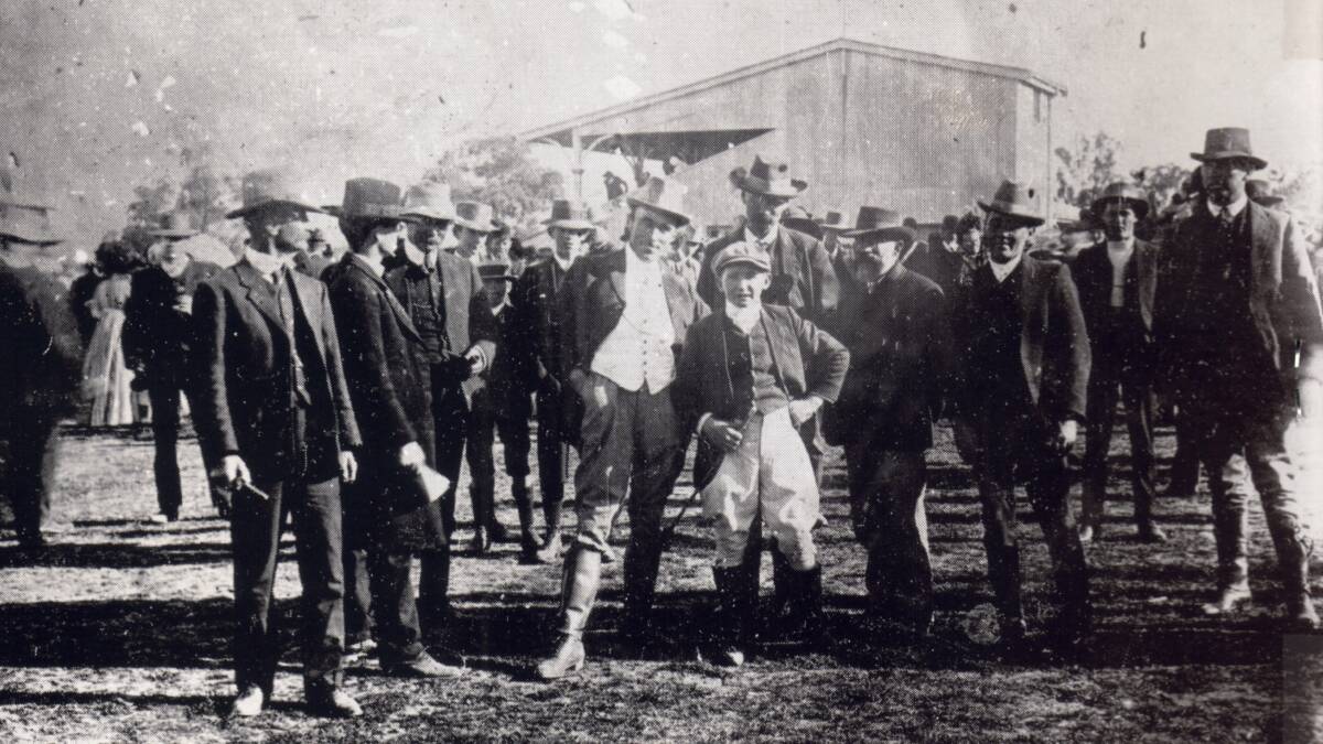 HORSING ABOUT: A jockey pictured in the 1890s. The Bathurst Jockey Club had to look for a new location for its racetrack in 1895.