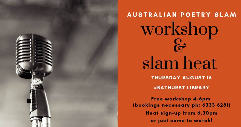 SLAMMING: Damn ... I forgot poetry slam. I hope it's not too late / to integrate myself / into the workshop to help me / obliterate my rivals / and make it to the finals. 