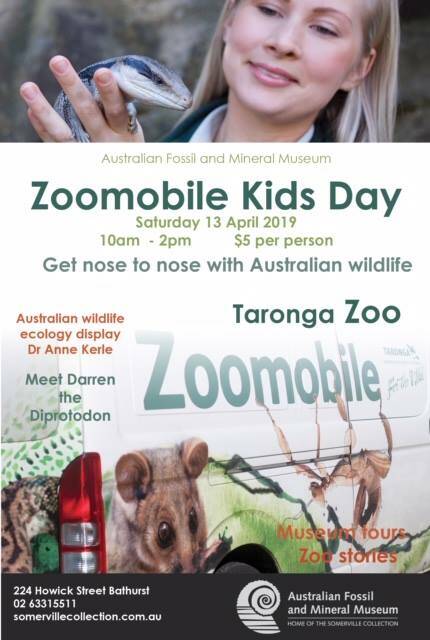 WILD AT HEART: Zoomobile Kids' Day will be hosted by the Australian Fossil and Mineral Museum and Bathurst Regional Council.