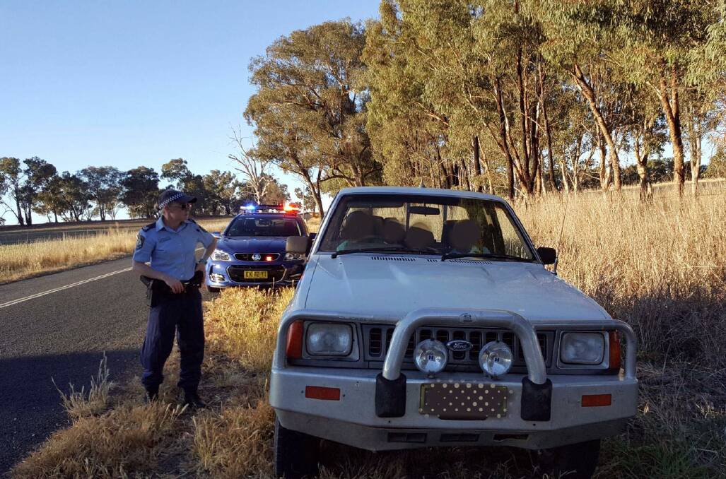 IN TROUBLE: Police pulled the woman over near Cudal on Wednesday afternoon. Photo: NSW POLICE/FACEBOOK