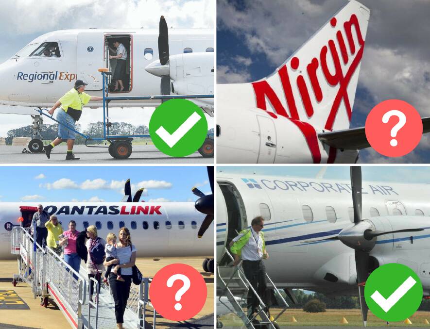 COMPETITION: Regional Express and Corporate Air currently fly from Orange while Virgin and Qantas are in tourism boss Peter Robson's sights.