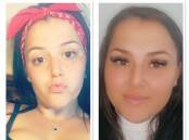 Dani Anikeht when she was taking drugs (left) compared to being three years sober (right). Picture: Supplied 