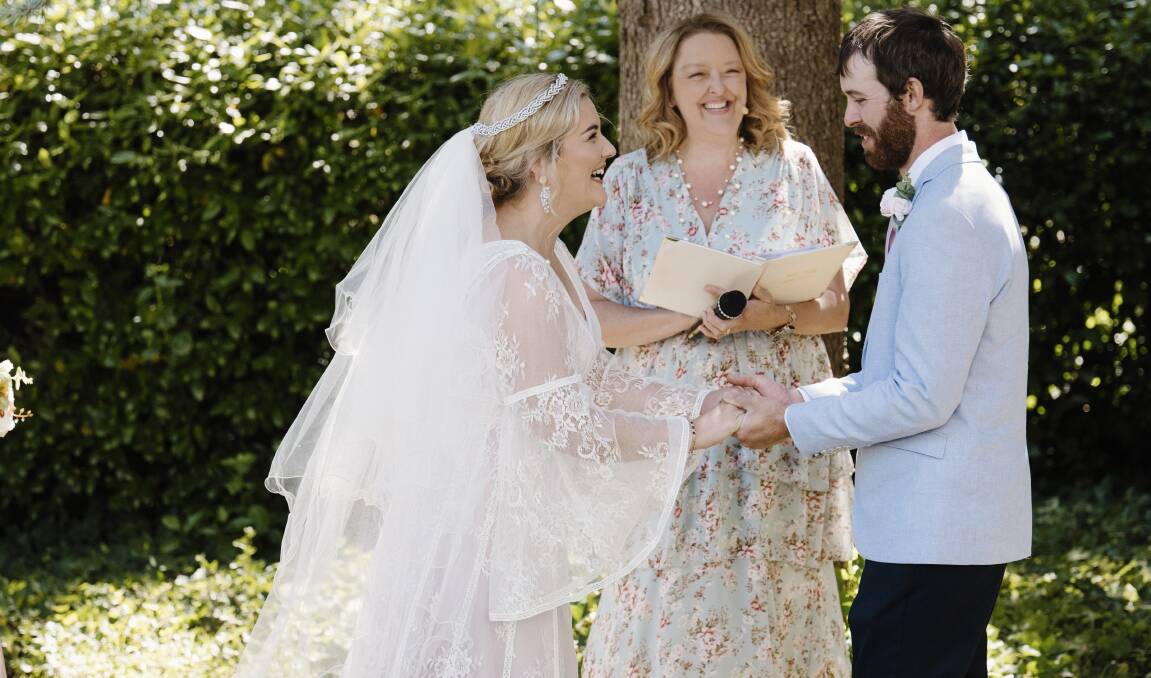 Kristina and Jarrod Grenfell were the last couple to get married at Athol Gardens in March this year. Picture by Brenton Cox wedding photographer