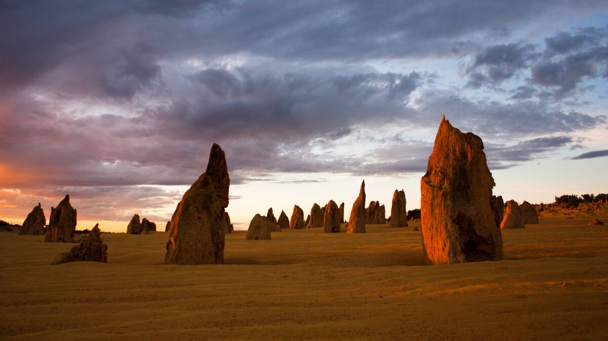 A jagged addition to the dunes, the Pinnacles are an enigmatic sight. 