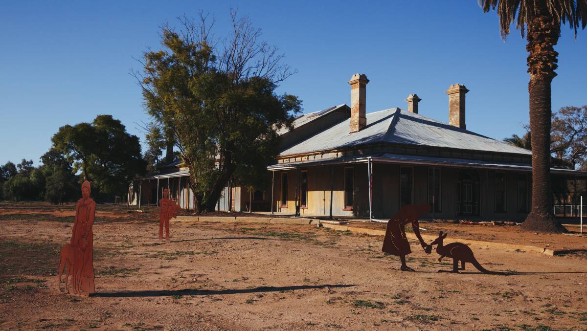 The homestead at Toorale National Park and State Conservation Area, NSW. Picture: Dion Georgopoulos