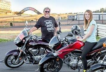 SADDLE UP: Allan and Jay-Anna Mobbs will be joining the Black Dog Ride One Dayer on Sunday.