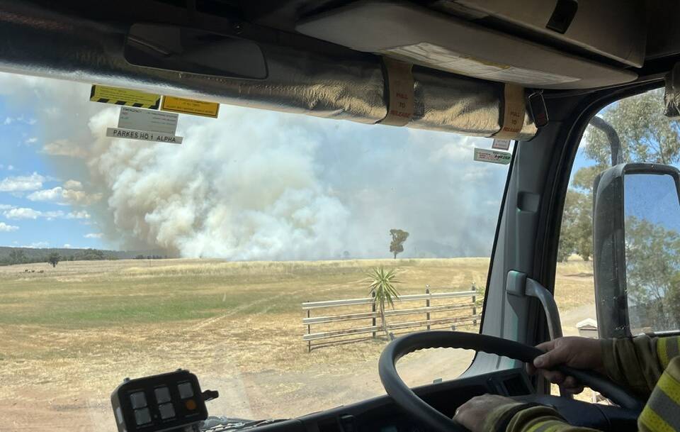 Take all precautions and be prepared with hot weather and increased fire danger for the Mid Lachlan Valley this week. Picture of the recent Staircase Road fire at Cookamidgera by RFS NSW Parkes Headquarters