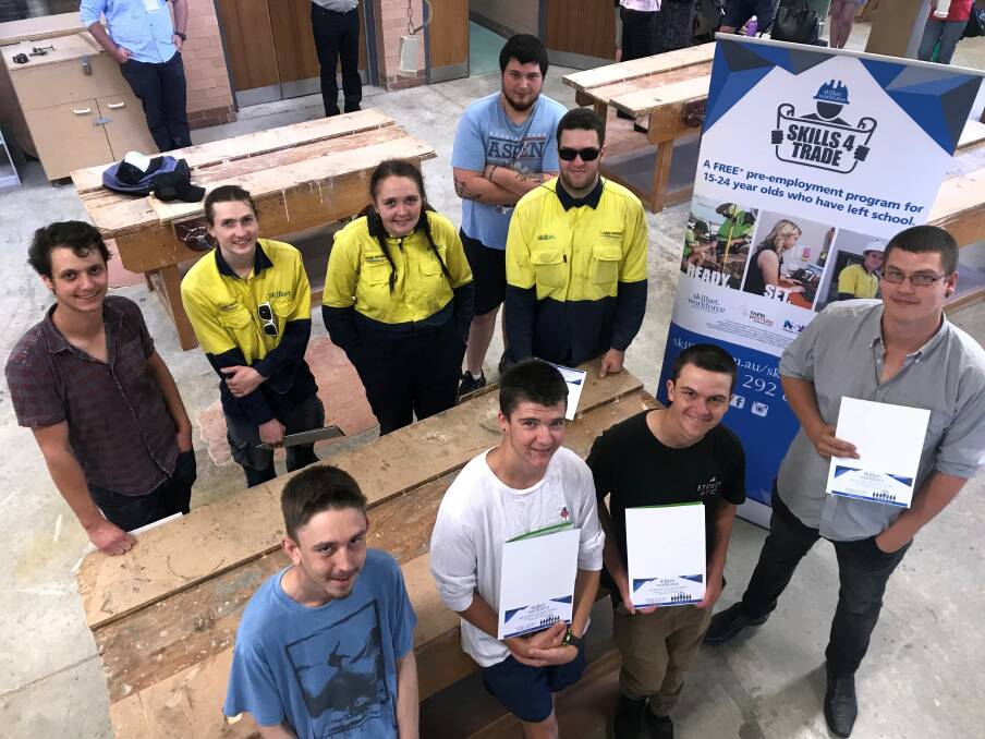 NEXT STEP: Bathurst Skills4Trade graduates have been given the chance to expand their knowledge and abilities.