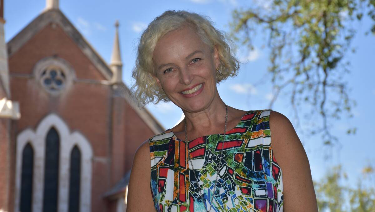 NEW FACE: The Reverend Claire Wright when she had recently arrived in Bathurst in 2017. Photo: NADINE MORTON 022417nmrev5