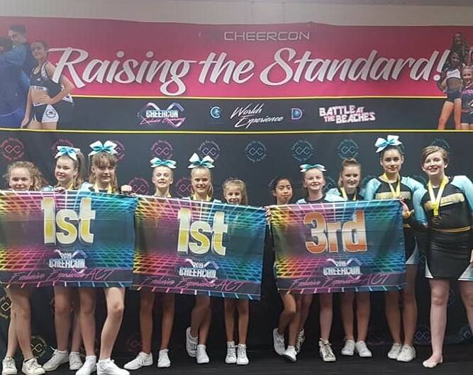 ACHIEVEMENT: Bathurst Bandits cheerleading team was successful at a recent event in Canberra. New members are always welcome.