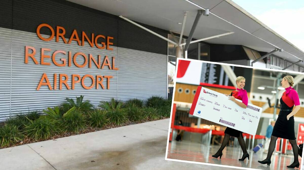 ORANGE BOUND: Letter writer Graeme Burke says the announcement that Qantas will fly to Orange shows how Bathurst is being left behind. 