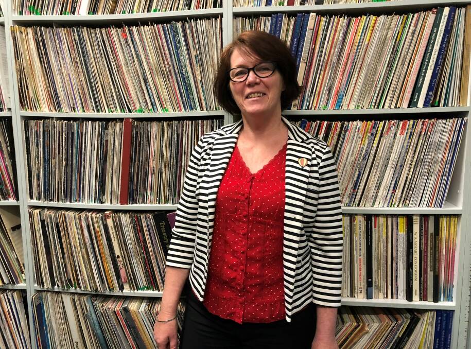 ON THE AIR: Community radio station 2MCE might be able to broadcast audio lessons for schools, station manager Lisa McLean says. 