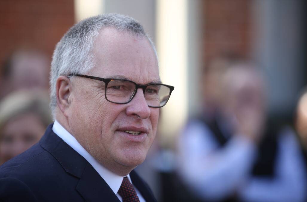 Western NSW Local Health District CEO Mark Spittal at Wednesday's announcement. Photo: PHIL BLATCH